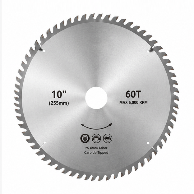 10 Inch Carbide Tipped Wood Cutting Saw Blade