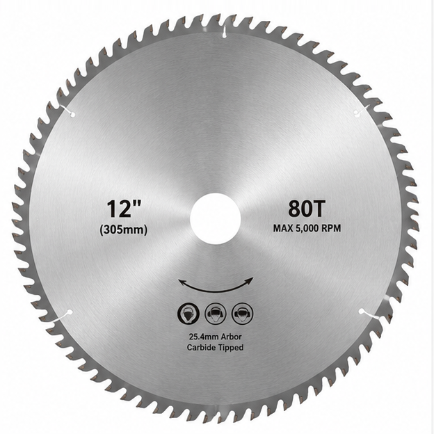 12 Inch Carbide Tipped Professional Saw Blade