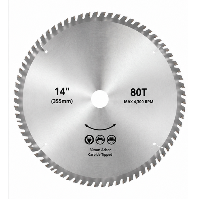 14 Inch Carbide Tipped Circular Saw Blade